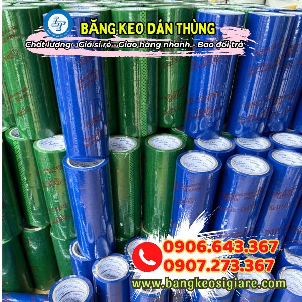 Nhà sản xuất băng keo dán thùng giá sỉ phân phối rẻ toàn quốc băng keo dán thùng màu