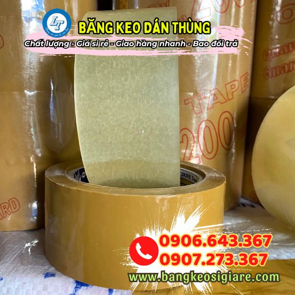 Nhà sản xuất băng keo dán thùng giá sỉ phân phối rẻ toàn quốc băng keo dán thùng trong đục