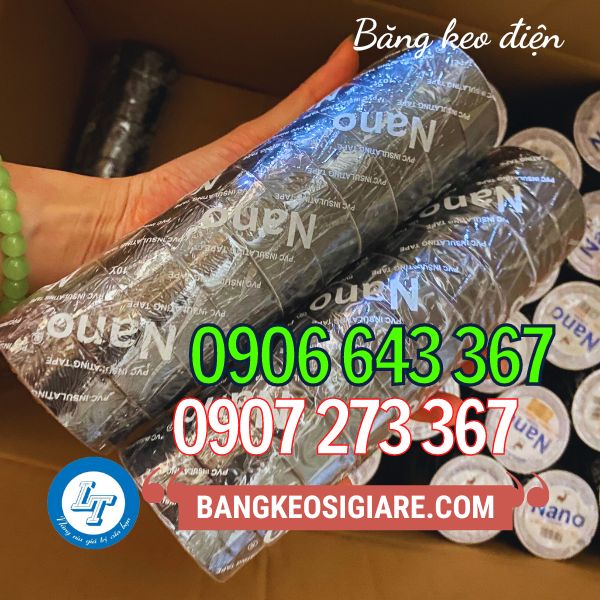 MUA SỈ BĂNG KEO CÁCH ĐIỆN NANO, NITTO băng keo điện nano đen