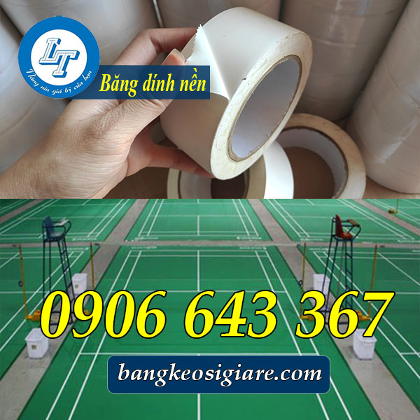 chuyên sản xuất băng dính nền nhiều màu băng keo dán nền màu trắng