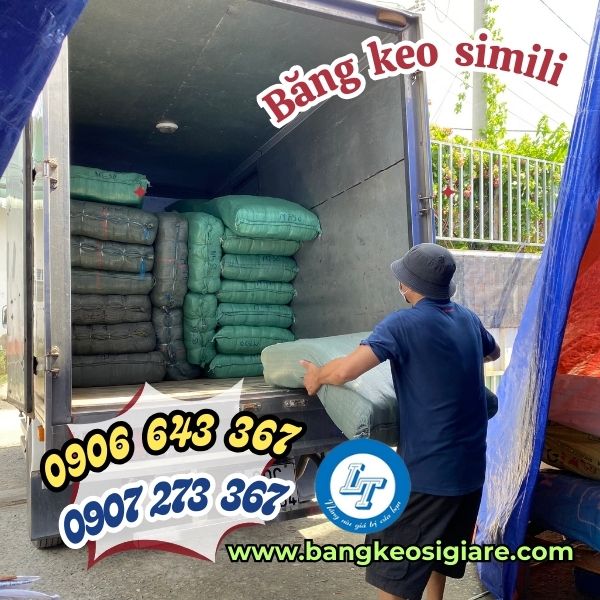 Địa chỉ bán sỉ rẻ băng keo simili đủ màu giao hàng công ty