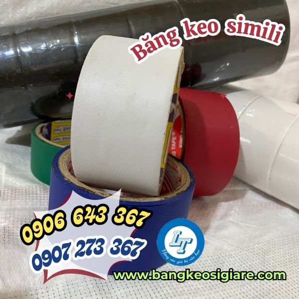 Địa chỉ bán sỉ rẻ băng keo simili đủ màu băng keo simili 4f8