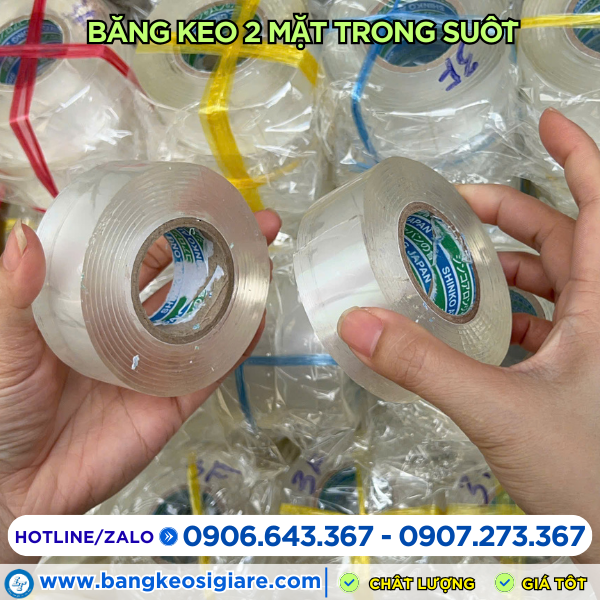 băng keo trong suốt dính 2 mặt giá sỉ băng keo trong suốt dính 2 mặt giá sỉ