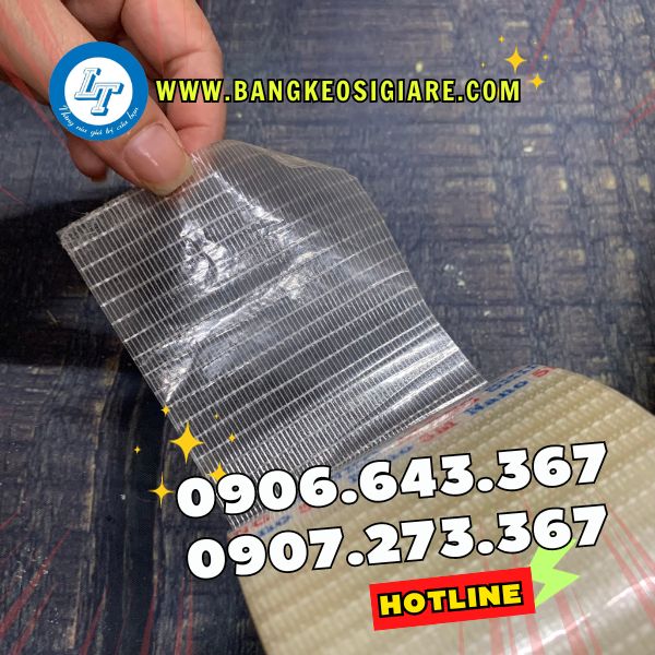 SỈ BĂNG KEO SỢI THỦY TINH 2 SỌC băng keo sợi thủy tinh 2 sọc