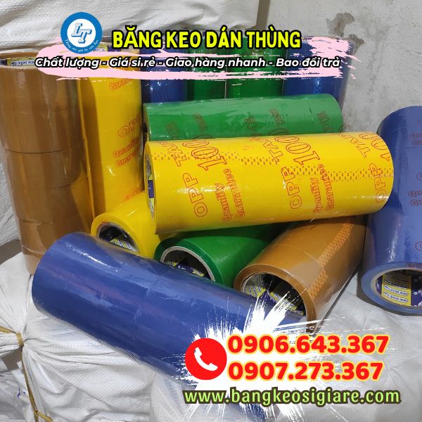 nhận báo giá các loại băng keo dán thùng băng keo dán thùng màu