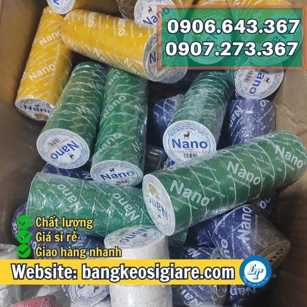 CUNG CẤP SỈ BĂNG KEO ĐIỆN NANO 4F8, 5F ĐẶT THEO YÊU CẦU băng keo nano