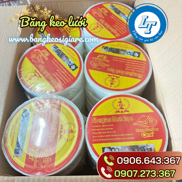 1 thùng băng keo lưới trần thạch cao 1 thùng băng keo lưới trần thạch cao