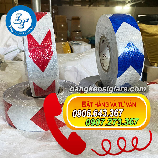 CUỘN DÁN PHẢN QUANG GIÁ RẺ TẠI HCM băng dán phản quang nhiều màu