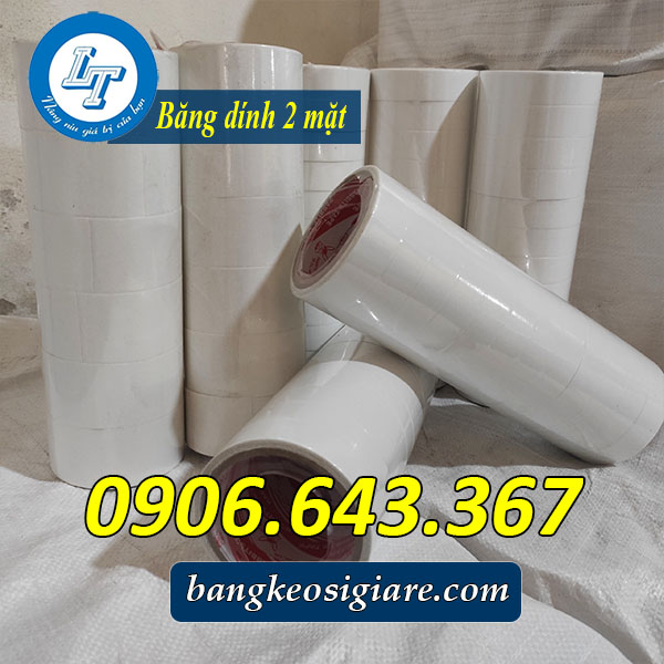 Bỏ sỉ băng keo 2 mặt 1.2m, 2.4cm, 4.8cm giá rẻ nhất băng dính 2 mặt 1f2