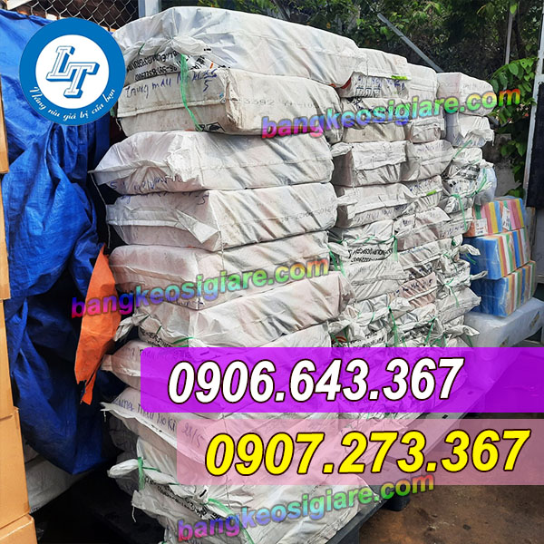 GIÁ BĂNG KEO 2 MẶT TRẮNG NƯỚC THEO SIZE băng dính 2 mặt giá sỉ