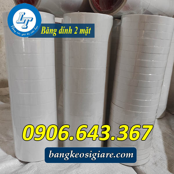Bỏ sỉ băng keo 2 mặt 1.2m, 2.4cm, 4.8cm giá rẻ nhất băng dính 2 mặt nhiều kích thước