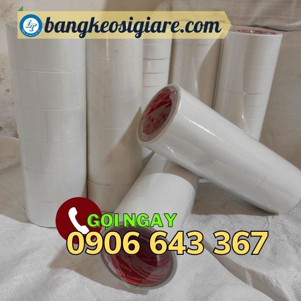 chất lượng băng keo 2 mặt trắng nước tại HCM băng dính 2 mặt trắng nước