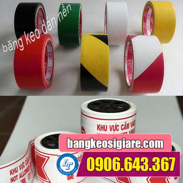 nhà cung cấp băng dính nền, băng dính cảnh báo TPHCM băng dính cảnh báo
