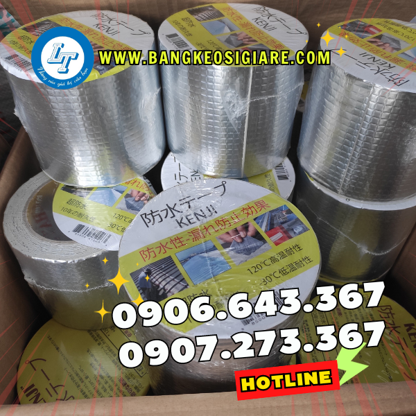 BĂNG KEO CHỐNG THẤM TRẦN NHÀ BÁN CHẠY NHẤT băng dính chống thấm kenji