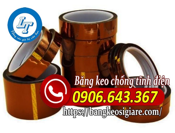 TÌM MUA BĂNG KEO CHỐNG KEO ĐIỆN CHỊU NHIỆT GIÁ SỈ NHẤT băng dính chống tĩnh điện