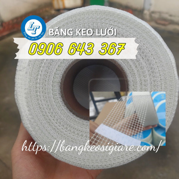 mua giá sỉ rẻ băng dính lưới dùng dán trần thạch cao băng dính dán trần thạch cao