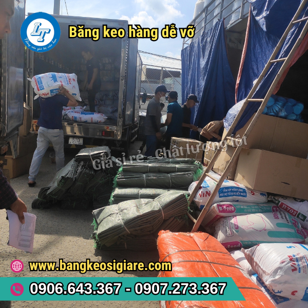 SẢN XUẤT BĂNG KEO HÀNG DỄ VỠ GIÁ SỈ NHIỀU MÀU TẠI HCM giao hàng tại công ty