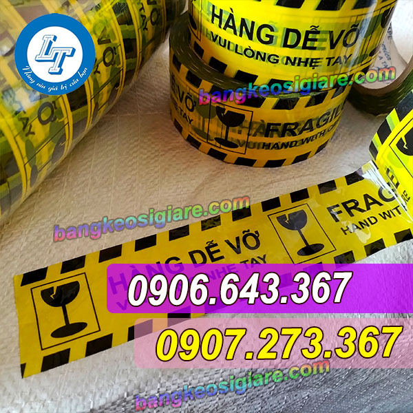 SỈ BĂNG KEO IN CHỮ HÀNG DỄ VỠ băng keo in chữ hàng dễ vỡ