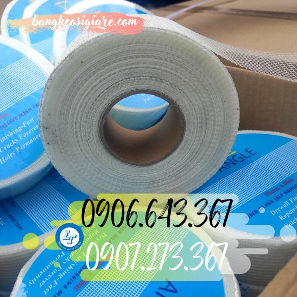 xưởng băng keo lưới vá trần thạch cao giá sỉ băng dính lưới thạch cao chất lượng