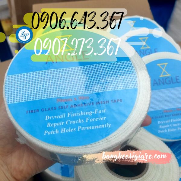 xưởng băng keo lưới vá trần thạch cao giá sỉ băng dính lưới thạch cao giá rẻ