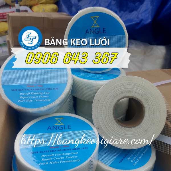 mua giá sỉ rẻ băng dính lưới dùng dán trần thạch cao băng dính lưới thạch cao