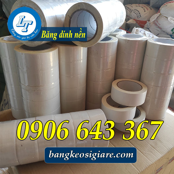 chuyên sản xuất băng dính nền nhiều màu băng dính nền màu trắng