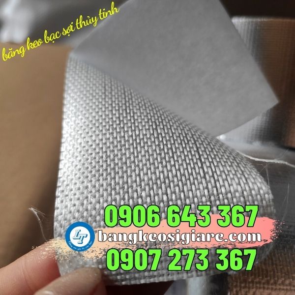 địa chỉ lấy sỉ băng dính bạc sợi thủy tinh băng dính nhôm sợi thủy tinh