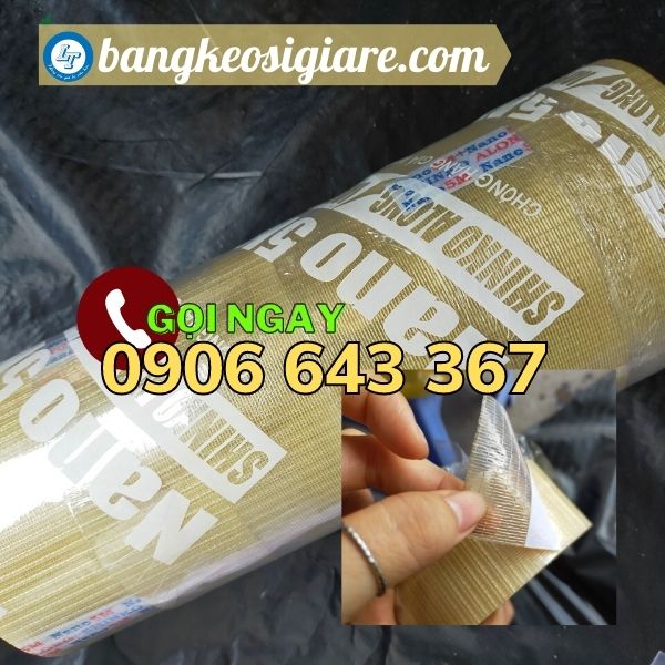 băng keo sợi thủy tinh chịu nhiệt bền bỉ băng dính sợi thủy tinh 2 sọc