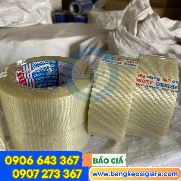 Băng keo sợi thủy tinh đa dạng kích thước Băng keo sợi thủy tinh đa dạng kích thước