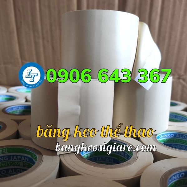 bán băng keo thể thao đá bóng giá siêu rẻ băng dính thể thao màu kem