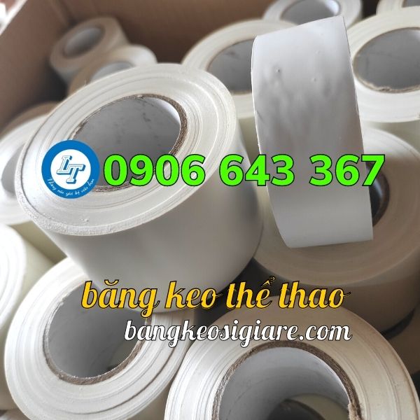 bán băng keo thể thao đá bóng giá siêu rẻ băng dính thể thao màu trắng