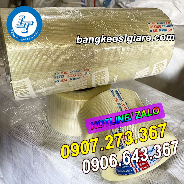 PHÂN PHỐI GIÁ RẺ BĂNG KEO SỢI THUỶ TINH 1 SỢI 4F8 băng dính thủy tinh 4f8