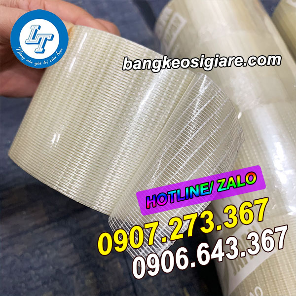 PHÂN PHỐI GIÁ RẺ BĂNG KEO SỢI THUỶ TINH 1 SỢI 4F8 băng dính thủy tinh