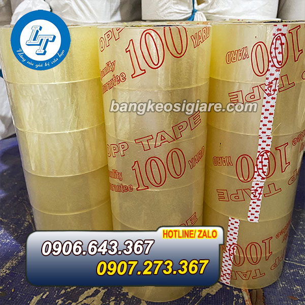 GIÁ BĂNG DÍNH ĐỤC/TRONG DÁN THÙNG băng keo trong