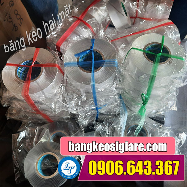 băng dính 2 mặt giá rẻ đang được sử dụng nhiều băng dính trong suốt 2 mặt