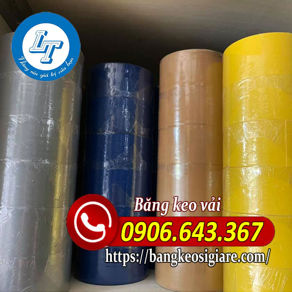Băng keo vải nhiều màu Băng keo vải nhiều màu