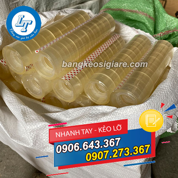BĂNG KEO VĂN PHÒNG PHẨM - BĂNG KEO SỈ GIÁ RẺ BĂNG KEO VĂN PHÒNG PHẨM