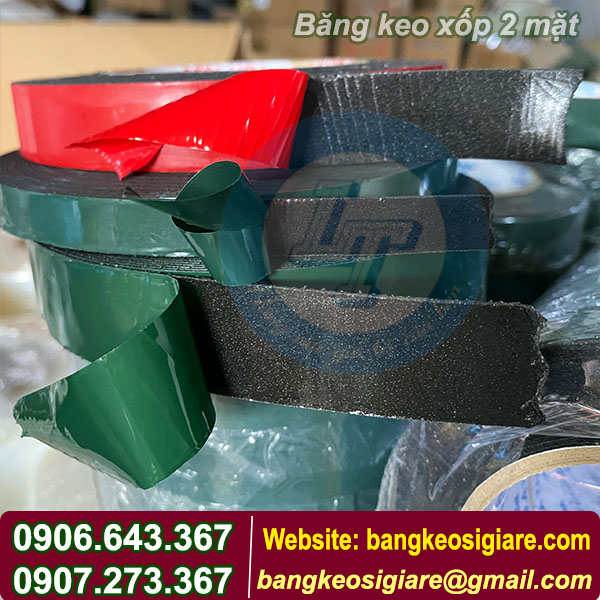 Băng keo xốp 2 mặt Băng keo xốp 2 mặt