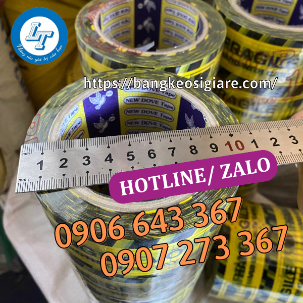 NƠI IN BĂNG DÍNH CHỮ HÀNG DỄ VỠ THEO YÊU CẦU GIÁ SI RẺ băng keo hàng dễ vỡ