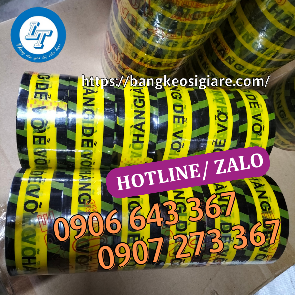 NƠI IN BĂNG DÍNH CHỮ HÀNG DỄ VỠ THEO YÊU CẦU GIÁ SI RẺ băng keo chữ hàng dễ vỡ