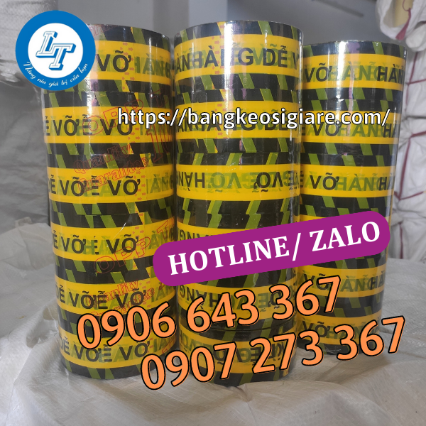 NƠI IN BĂNG DÍNH CHỮ HÀNG DỄ VỠ THEO YÊU CẦU GIÁ SI RẺ băng keo in chữ hàng dễ vỡ