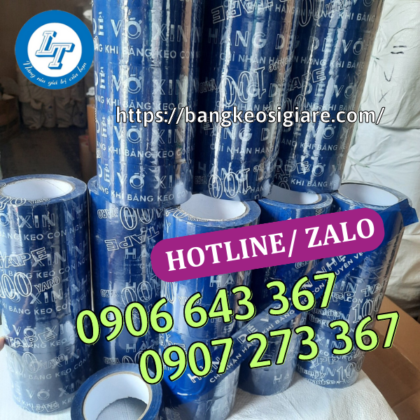 NƠI IN BĂNG DÍNH CHỮ HÀNG DỄ VỠ THEO YÊU CẦU GIÁ SI RẺ băng keo chữ hàng dễ vỡ