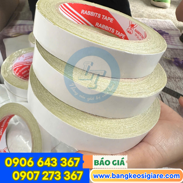 Băng keo 2 mặt dầu vàng chất lượng Băng keo 2 mặt dầu vàng chất lượng
