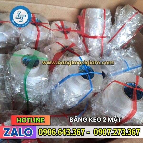 BĂNG KEO 2 MẶT DÁN TƯỜNG HIỆU QUẢ GIÁ SỈ GIÁ RẺ băng keo 2 mặt trong suốt