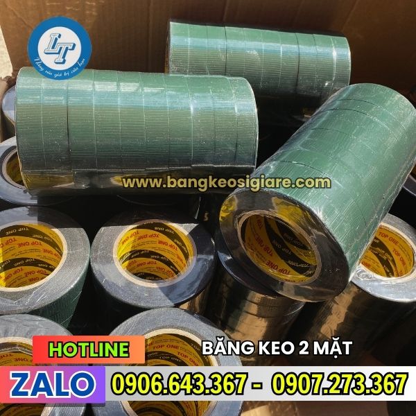 BĂNG KEO 2 MẶT DÁN TƯỜNG HIỆU QUẢ GIÁ SỈ GIÁ RẺ băng keo mút xốp xanh