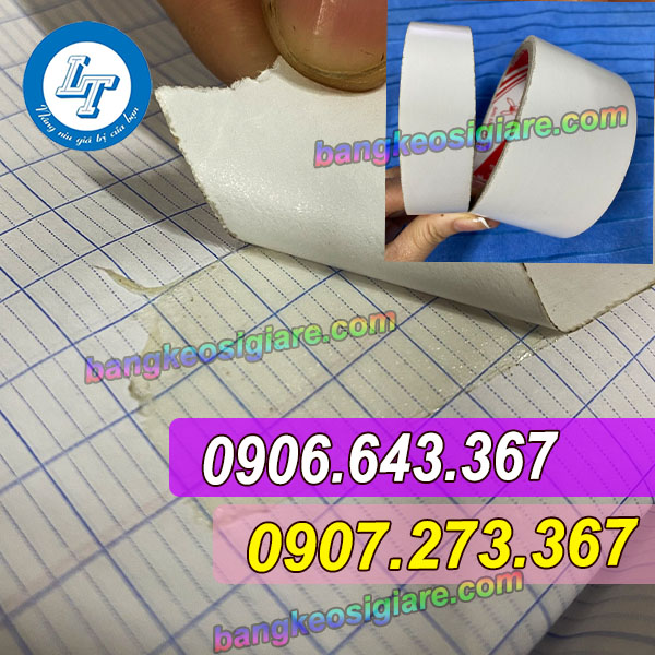 GIÁ BĂNG KEO 2 MẶT TRẮNG NƯỚC THEO SIZE băng keo 2 mặt giá sỉ