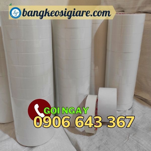 chất lượng băng keo 2 mặt trắng nước tại HCM băng keo 2 mặt trắng nước