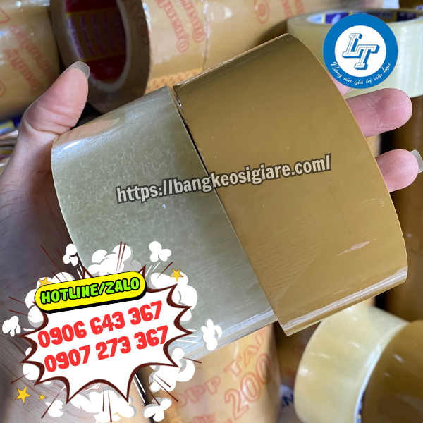 BĂNG KEO CÁC LOẠI GIÁ KHUYẾN MÃI TẾT băng keo trong đục