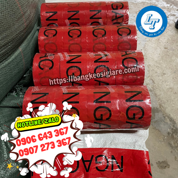 BĂNG KEO CÁC LOẠI GIÁ KHUYẾN MÃI TẾT băng keo in chữ