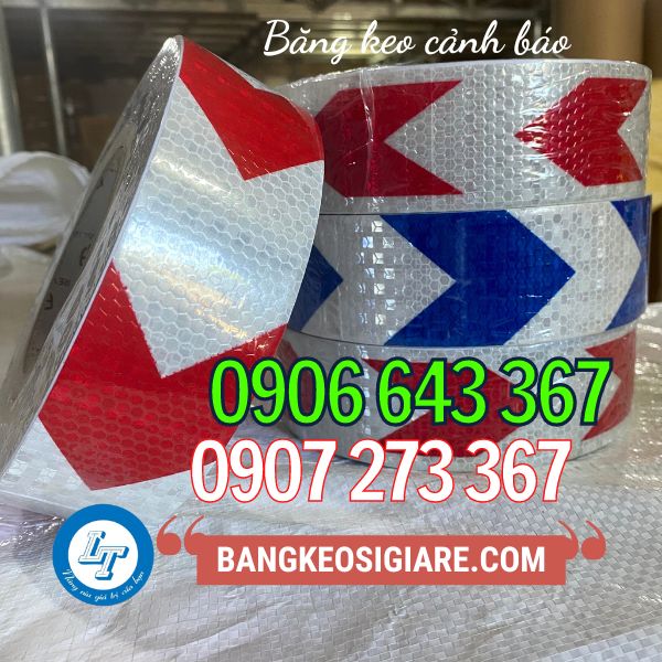 BÁN SỈ BĂNG KEO CẢNH BÁO MŨI TÊN 4F8 băng keo cảnh báo mũi tên
